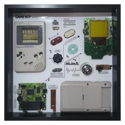 Framed Art: Deconstructed Nintendo Game Boy DMG