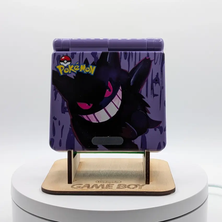 Nintendo GBA SP - Gengar Pokémon Edition (IPS M2) - Image 4