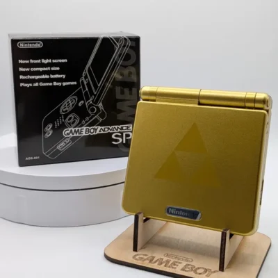 Nintendo GBA SP - Zelda Gold Edition (Backlit Mod)